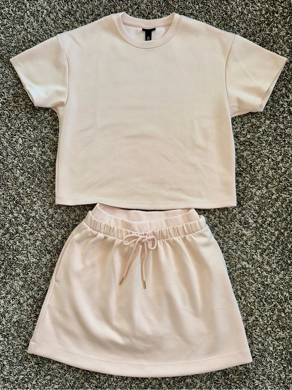 Women’s two-piece Scoop Scubaknit matching lounge set size XS